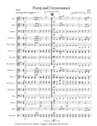 Pomp and Circumstance for Concert Band and or Strings in Bb