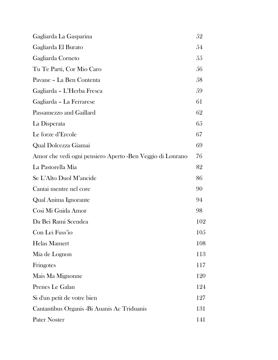 Giulio Abondante Lute Music of the Renaissance Arranged for Low G Ukulele Lute scores gallery preview page 3