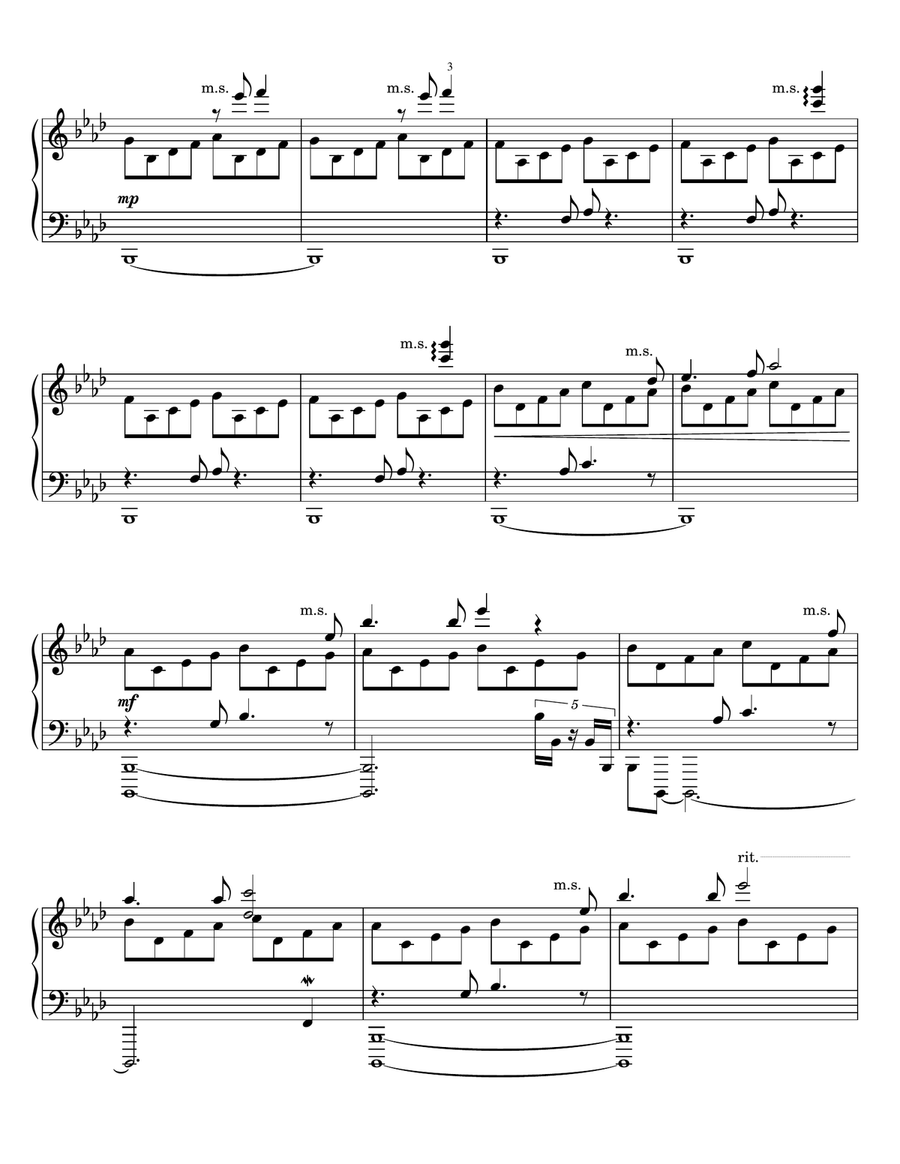 Poly Piece Poly Piece Piano Solo scores gallery preview page 3