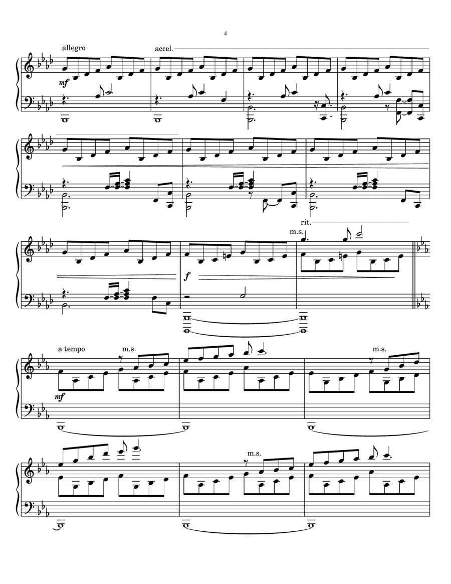 Poly Piece Poly Piece Piano Solo scores gallery preview page 4