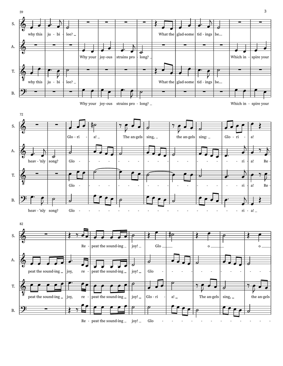 Joy To The World Joy To The World 4-Part scores gallery preview page 3