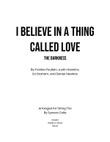 I Believe In A Thing Called Love