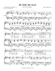 Be Still, My Soul - Solo voice and piano