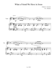 What a Friend We Have in Jesus (Violin Solo with Piano Accompaniment) mini preview