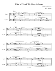 What a Friend We Have in Jesus (Cello Duet) mini preview