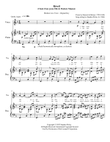 Réveil (Chant d'une jeune fille de Modeste Mignon) - Medium Low Voice - Original Key