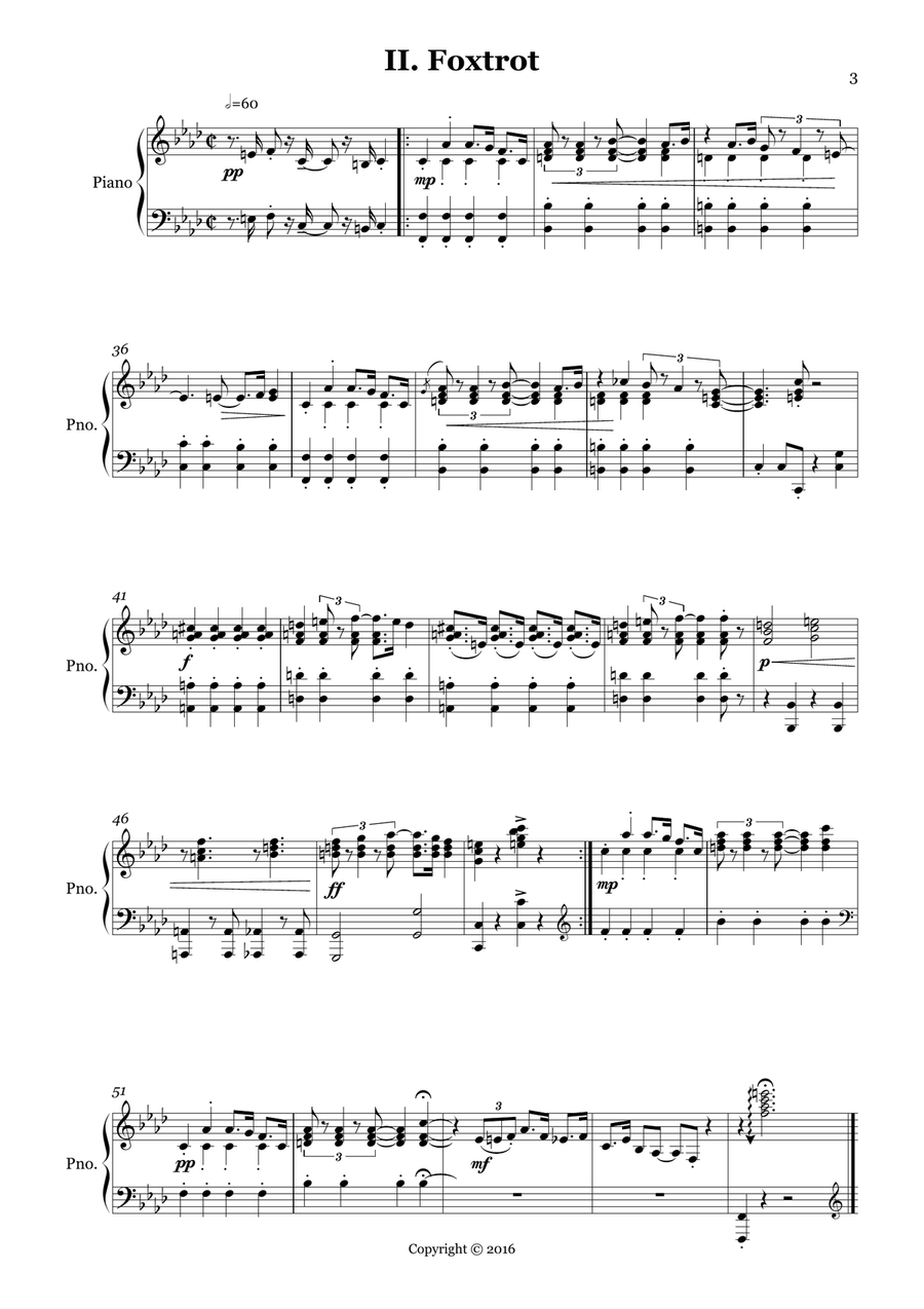 Bernice Suite Piano Solo scores gallery preview page 3
