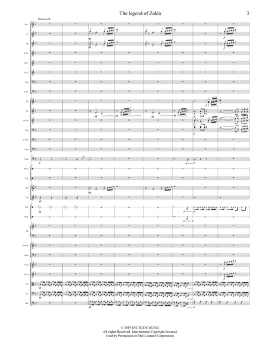 The Legend Of Zelda Full Orchestra scores gallery preview page 3
