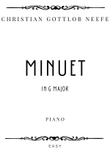 Neefe - Minuet in G Major - Easy