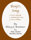 Benji's Song for WW Trio; Flute, Clarinet and Bass Clarinet