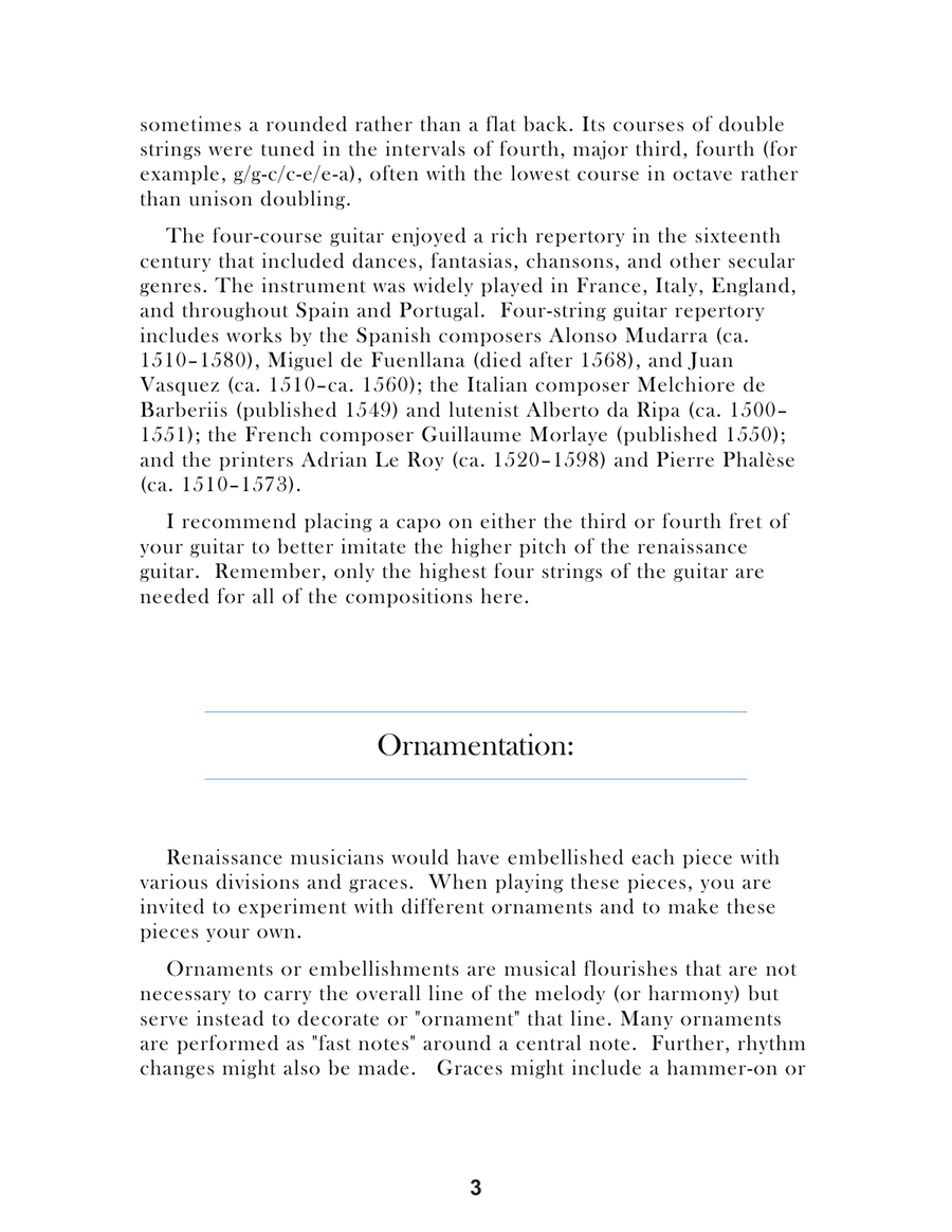 Domenico Bianchini: Lute Music of the Renaissance Arranged for Low G Ukulele Lute scores gallery preview page 5