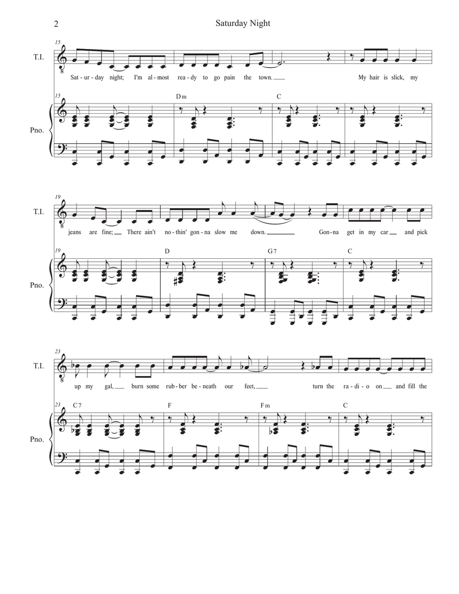 Emmett Till (10 Minute musical presentation) (SAB version) 3-Part scores gallery preview page 4