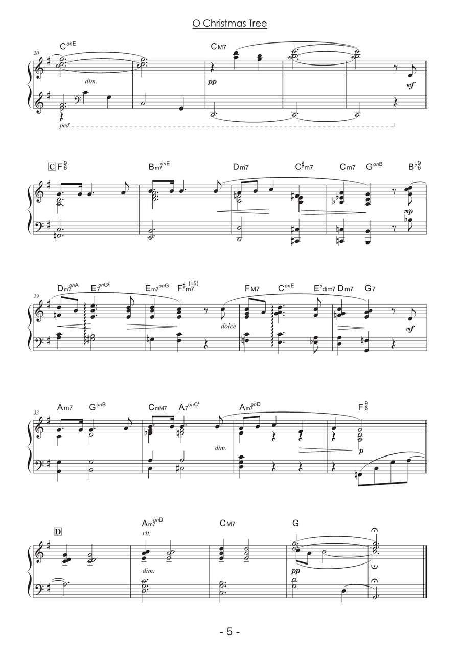 Christmas Piano Arrangement Collection Vol.2 [Piano solo / intermediate or advanced] Piano Solo scores gallery preview page 5