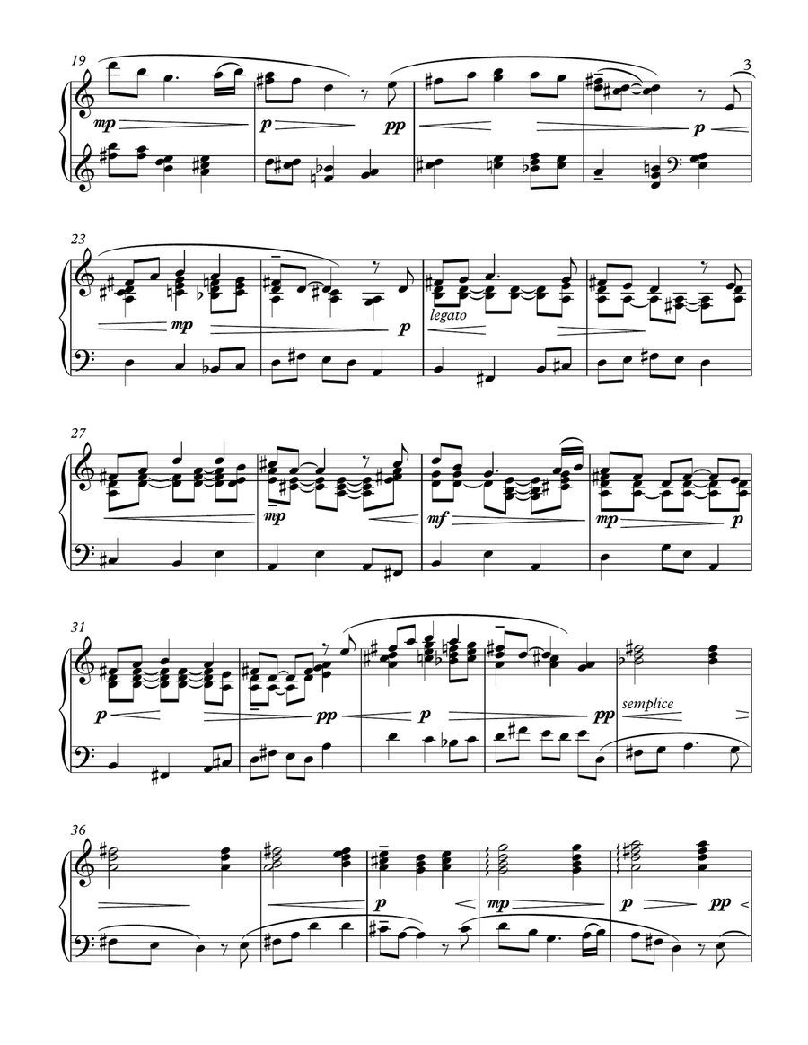 Variations on 'Barbara Allen' Piano Solo scores gallery preview page 3