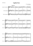 Lightly Row for Saxophone Trio mini preview