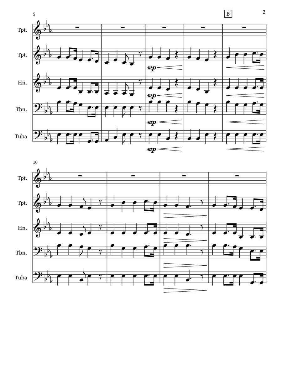 No, Not One! No, Not One! Small Ensemble scores gallery preview page 2