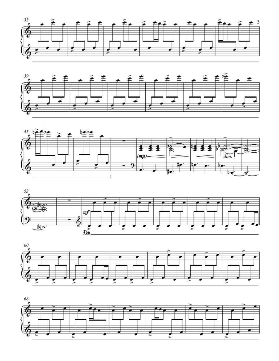 Sketch IV - 'Points' Piano Method scores gallery preview page 3