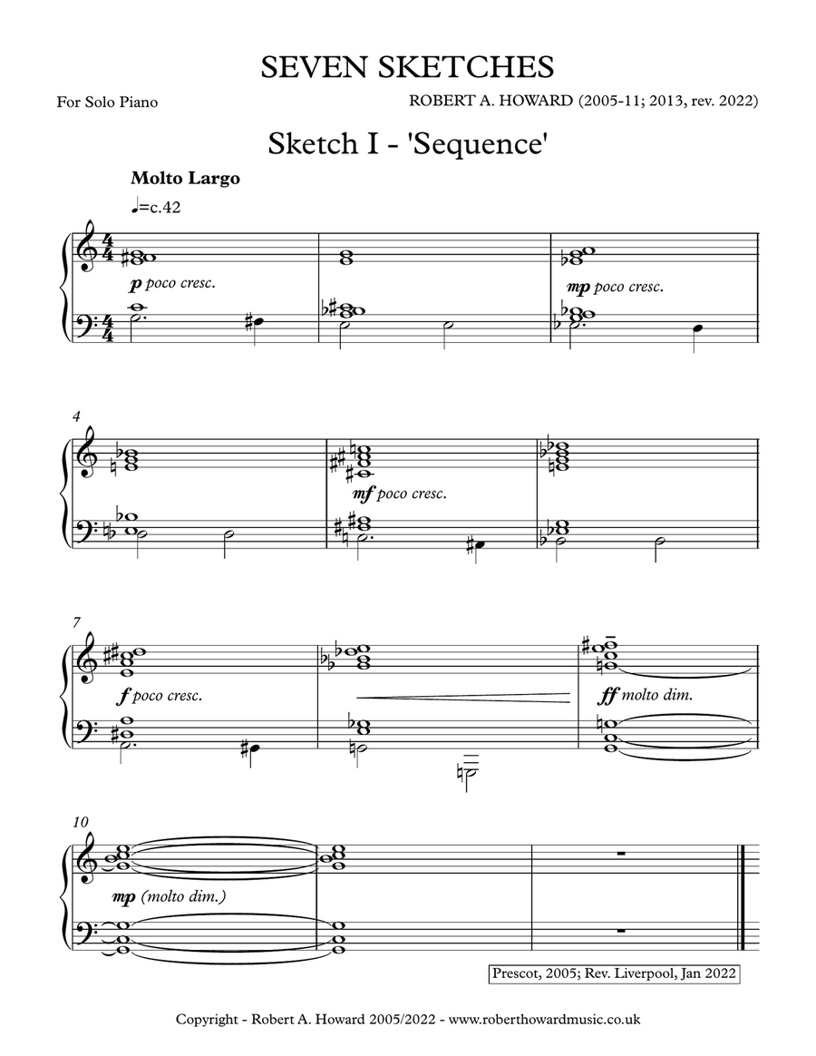Seven Sketches Piano Method scores gallery preview page 2