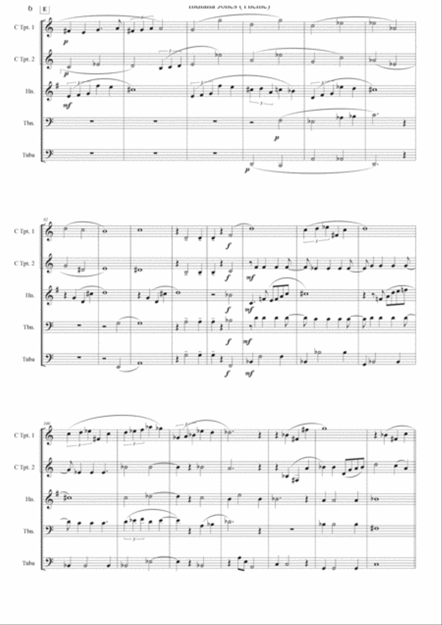 Indiana Jones Horn scores gallery preview page 6