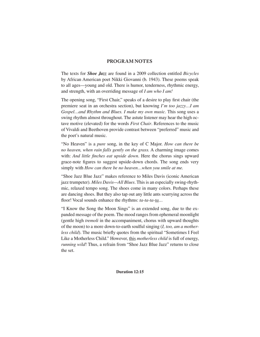Shoe Jazz (Downloadable String Quartet Full Score) Choir scores gallery preview page 3