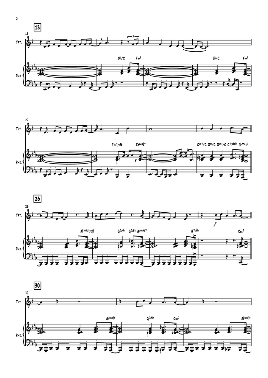 Turn Your Love Around Turn Your Love Around B-Flat Trumpet scores gallery preview page 2