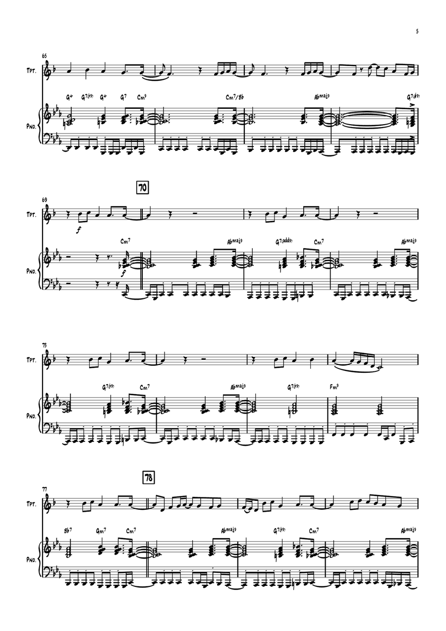 Turn Your Love Around Turn Your Love Around B-Flat Trumpet scores gallery preview page 5