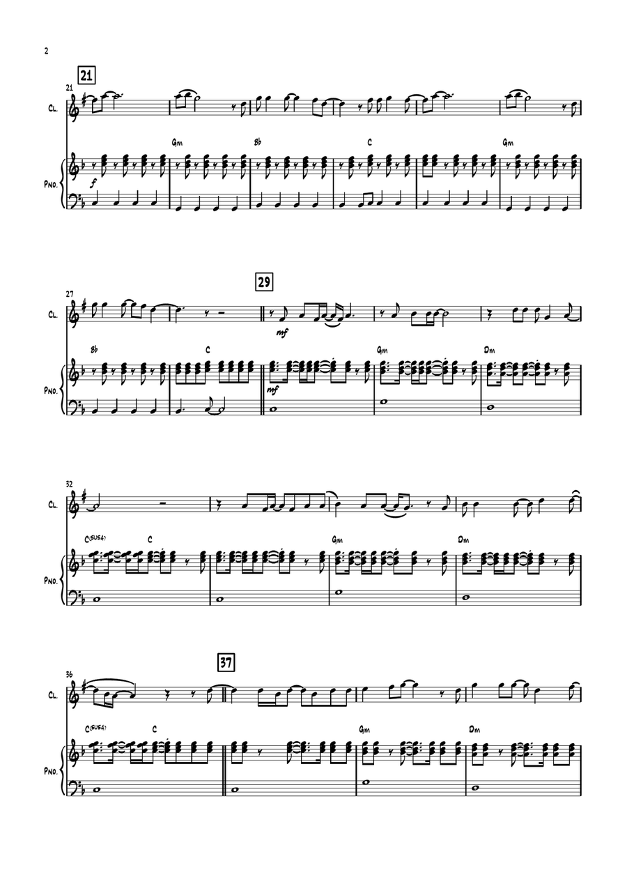 When Love Takes Over When Love Takes Over B-Flat Clarinet scores gallery preview page 2