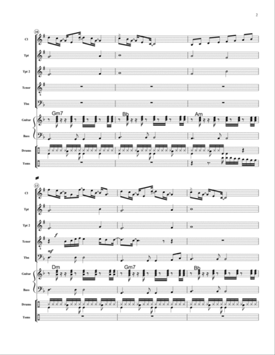 Careless Whisper B-Flat Clarinet scores gallery preview page 2
