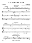 A Prehistoric Suite - Bb Clarinet 1