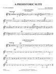A Prehistoric Suite - Eb Alto Sax