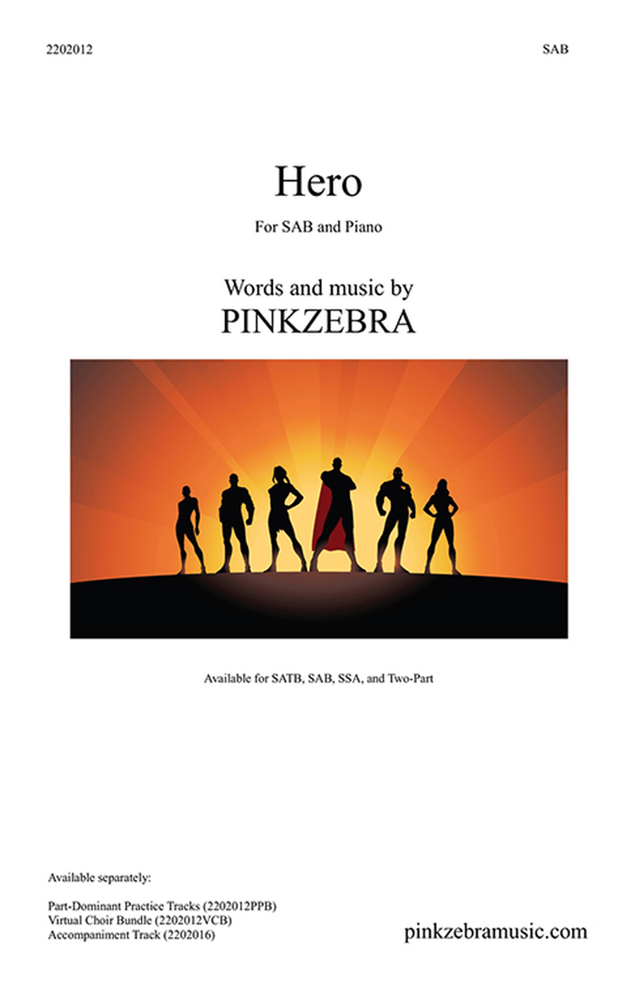 Hero (SAB) Hero (SAB) 3-Part scores gallery preview page 1