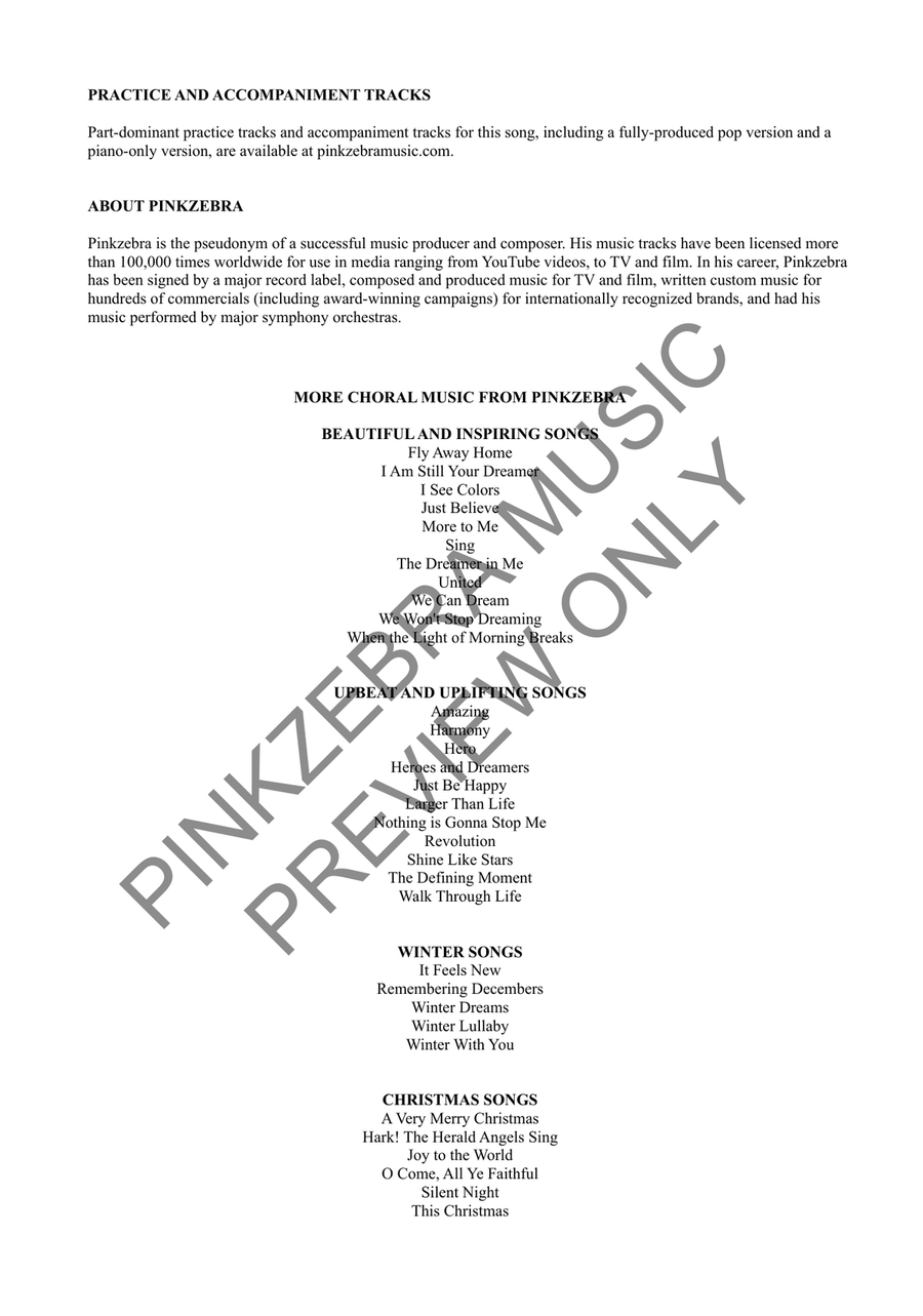 Hero (SAB) Hero (SAB) 3-Part scores gallery preview page 3