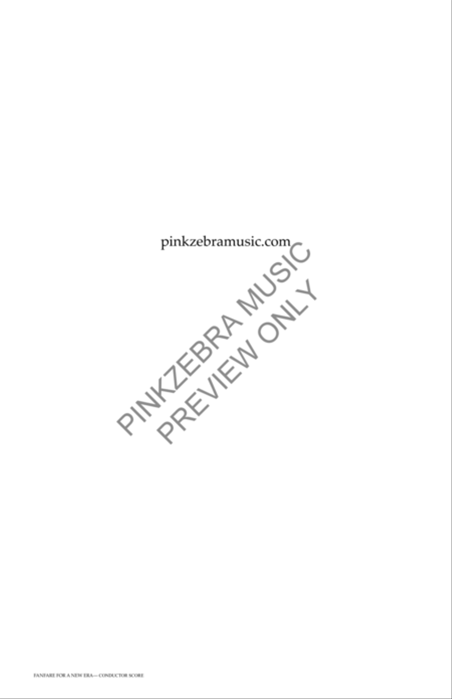 Fanfare for a New Era Additional Score Concert Band scores gallery preview page 13