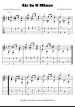 Air In D Minor