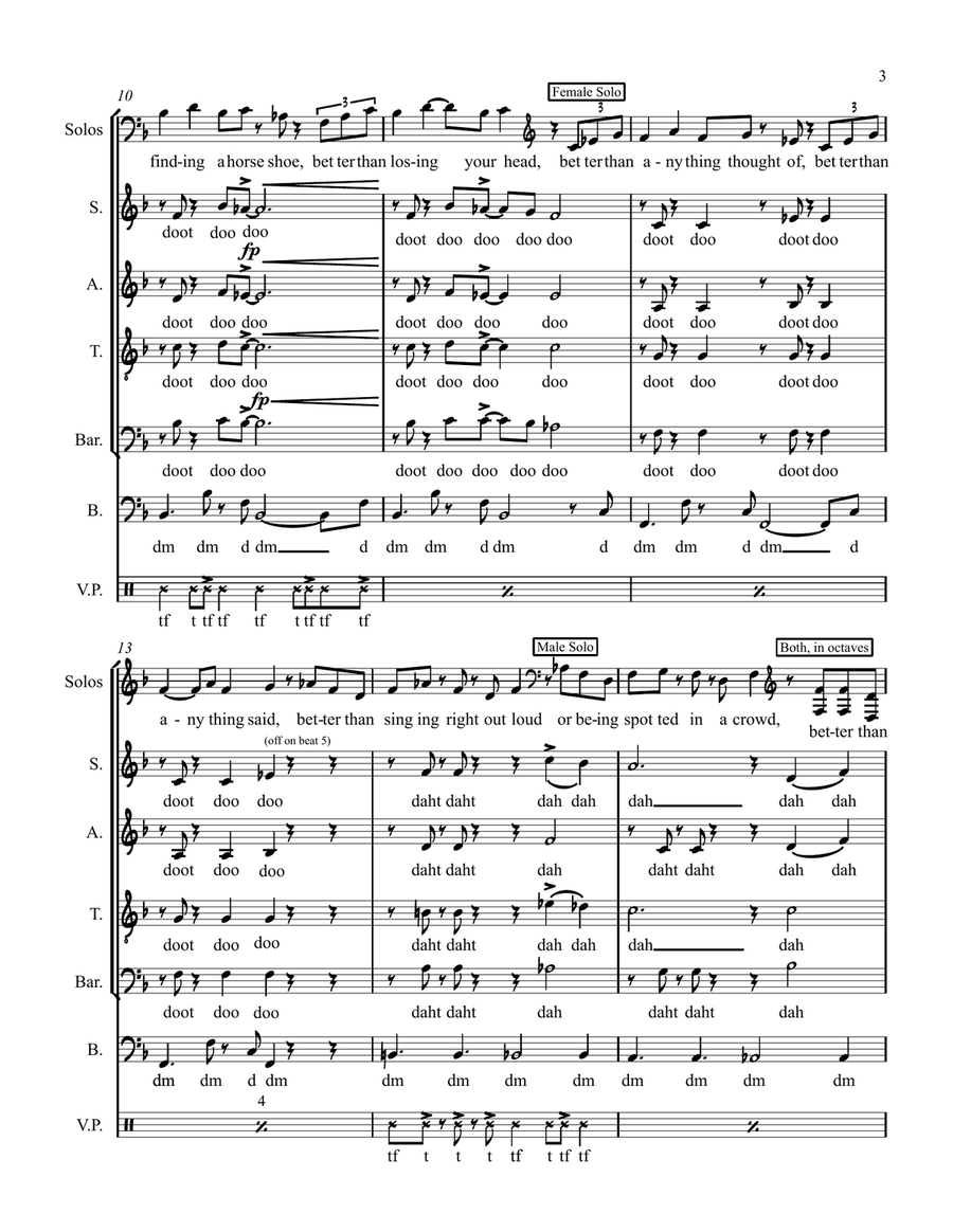 Better Than Anything Better Than Anything Vocal Jazz Ensemble scores gallery preview page 4