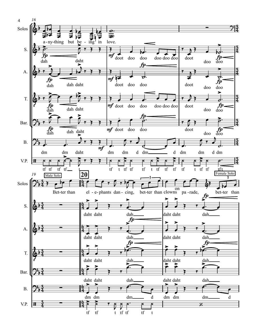 Better Than Anything Better Than Anything Vocal Jazz Ensemble scores gallery preview page 5