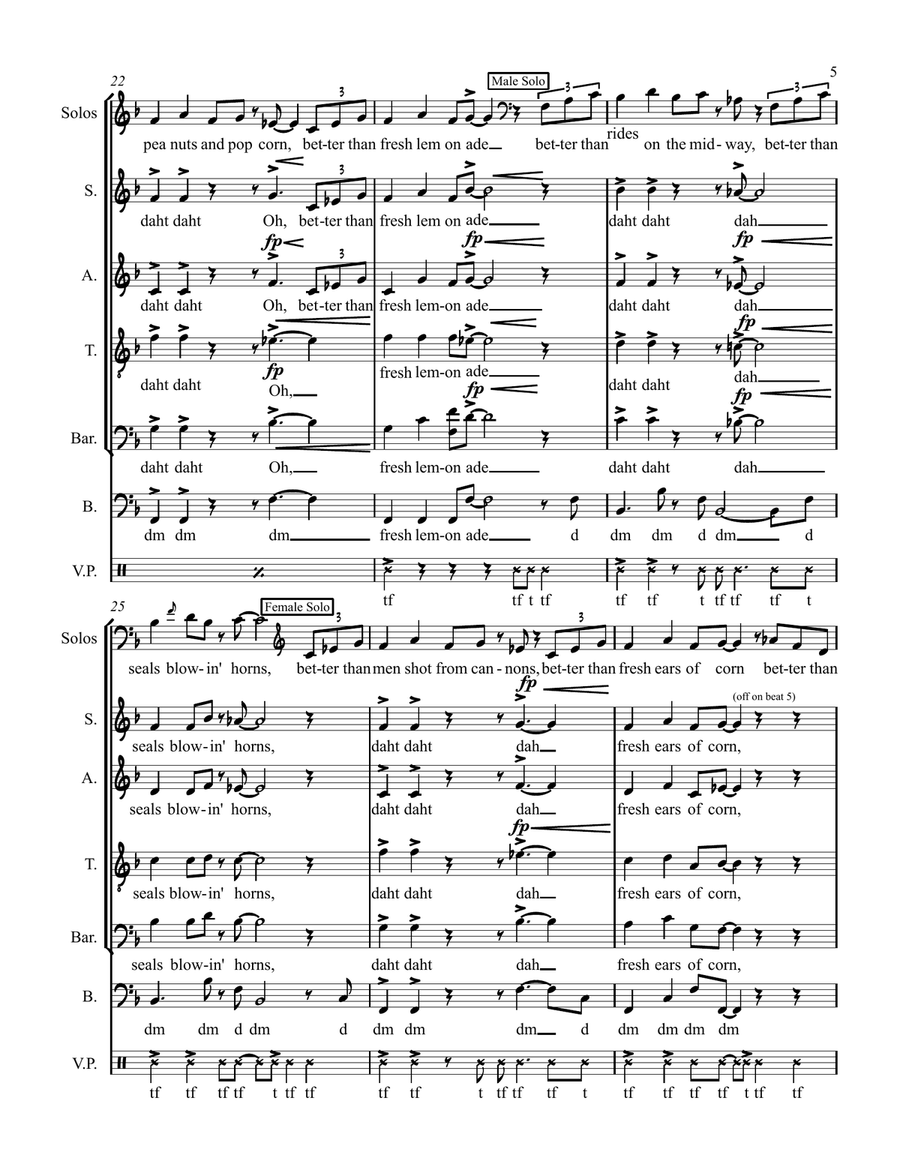 Better Than Anything Better Than Anything Vocal Jazz Ensemble scores gallery preview page 6