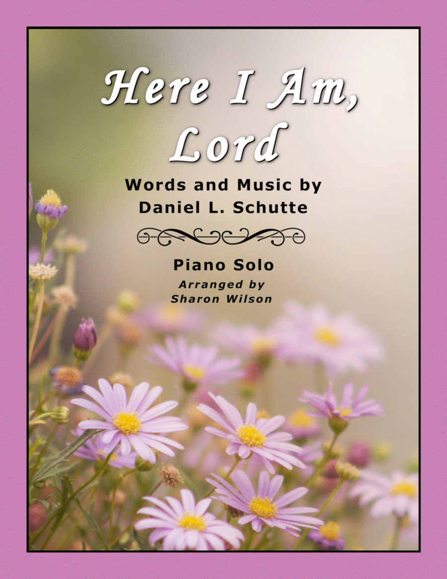 Here I Am, Lord Piano Solo scores gallery preview page 1