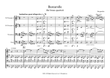 Barcarolle (for brass quartet)