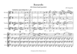 Barcarolle (for brass band quartet)
