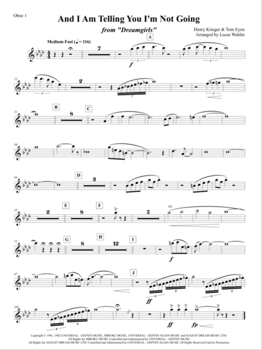 And I Am Telling You I'm Not Going Full Orchestra scores gallery preview page 5