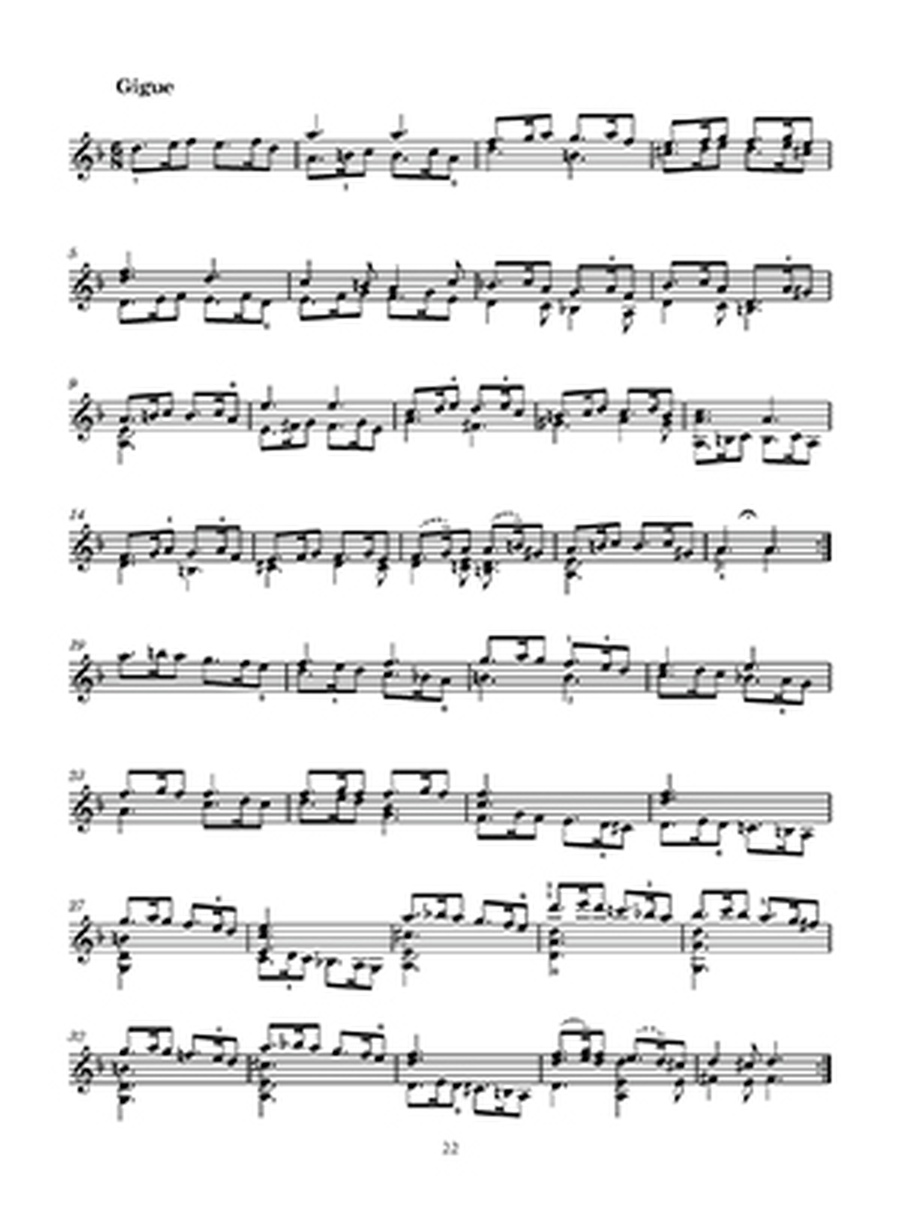 Johann Paul von Westhoff Six Suites for Solo Violin Violin Solo scores gallery preview page 3