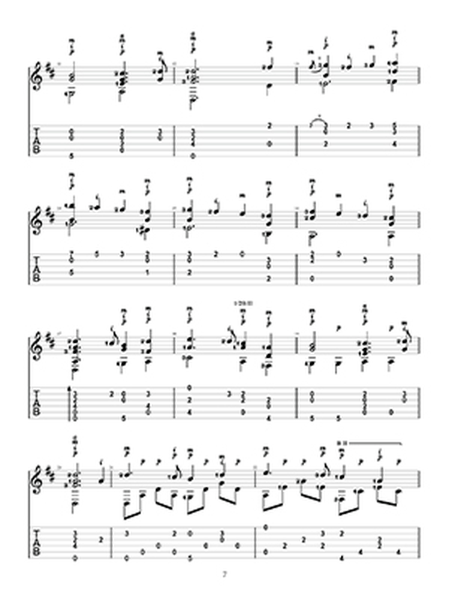 Songs of Wales for Fingerstyle Guitar Fingerpicking Guitar scores gallery preview page 2