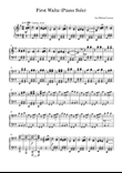 First Waltz - Piano Solo