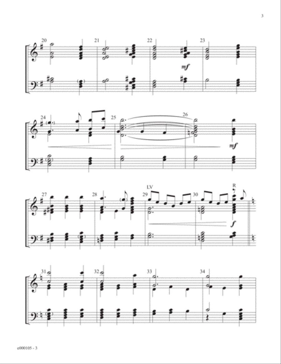 Prepare the Way, O Zion (Digital Download) 3-Octaves scores gallery preview page 3