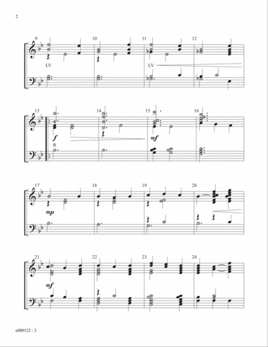 Holy God, We Praise Thy Name 3-Octaves scores gallery preview page 2
