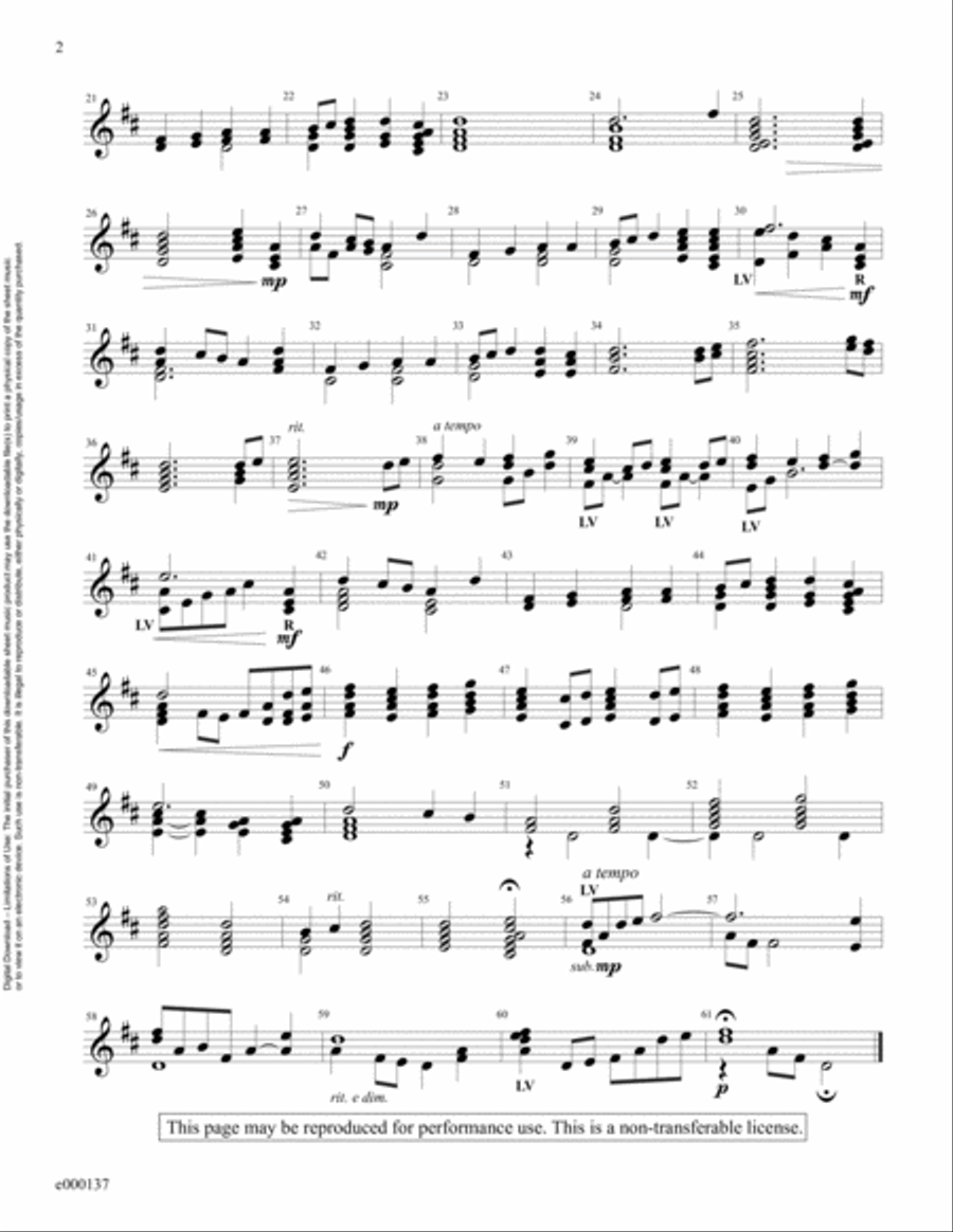 Hosanna, Loud Hosanna (Reproducible Download) 3-Octaves scores gallery preview page 2