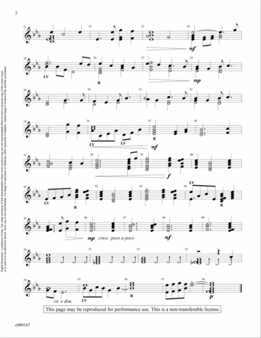 In the Morning When I Rise (Reproducible Download) 3-Octaves scores gallery preview page 2