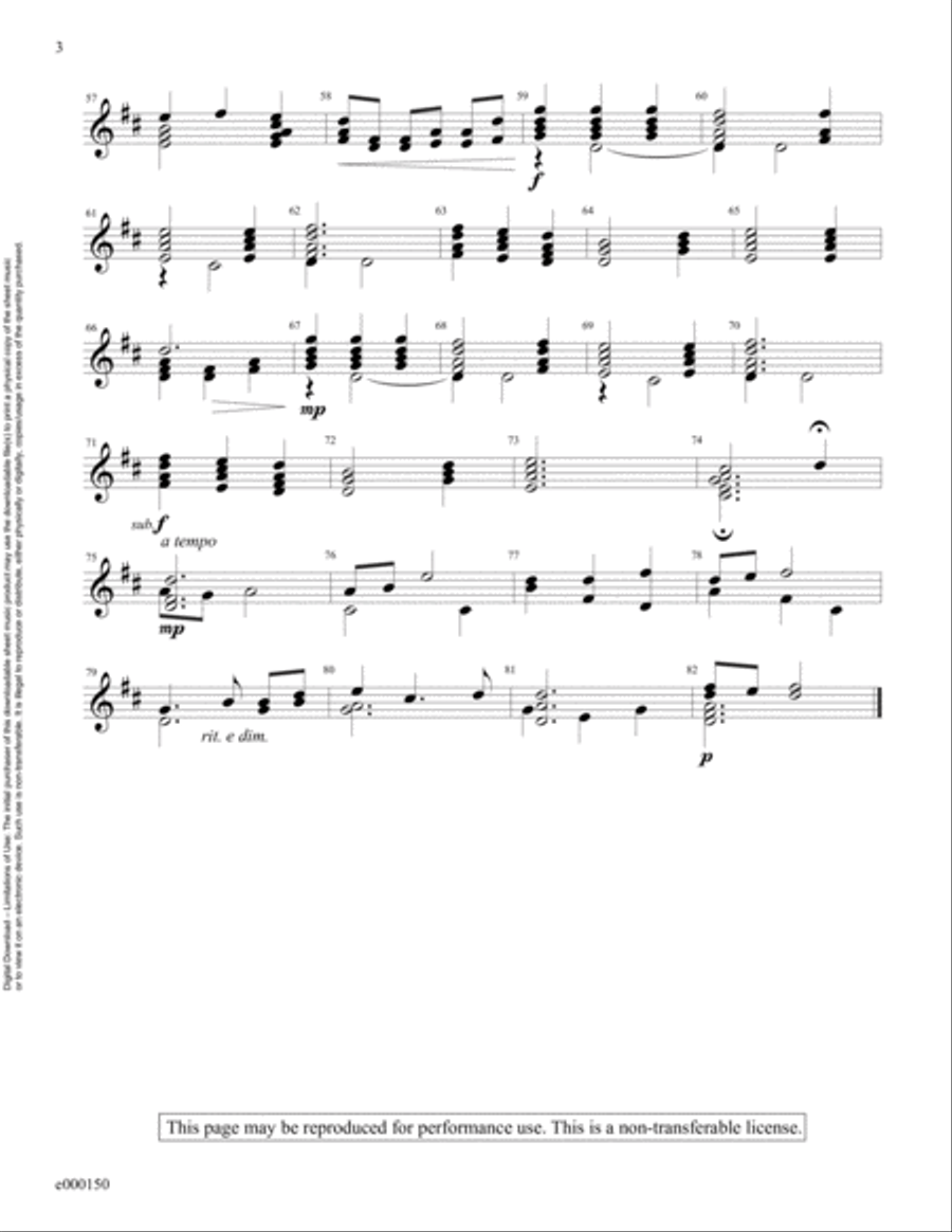 Faith of Our Fathers (Reproducible Download) 3-Octaves scores gallery preview page 3