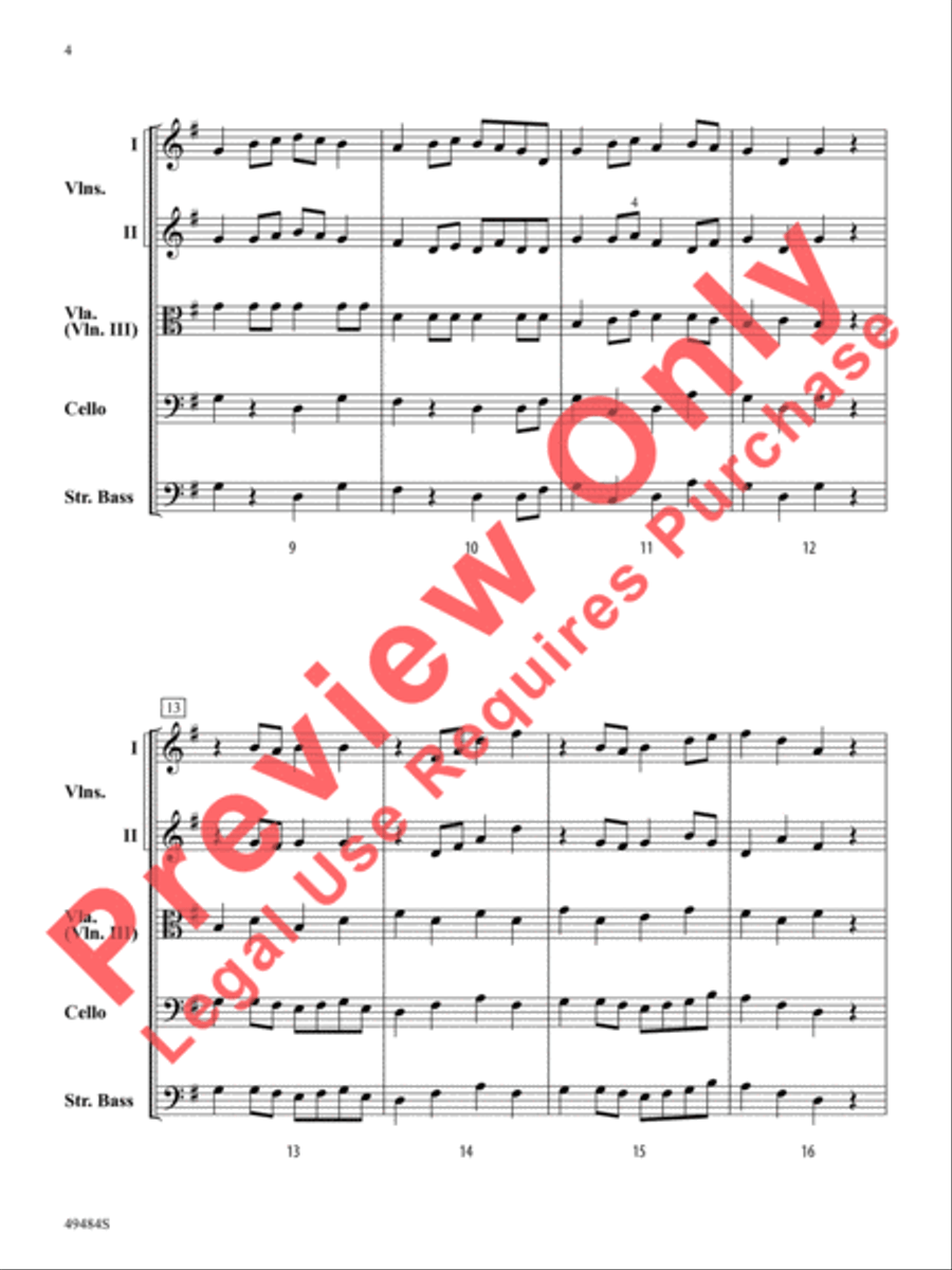 Pizzicato Parade Pizzicato Parade String Orchestra scores gallery preview page 5